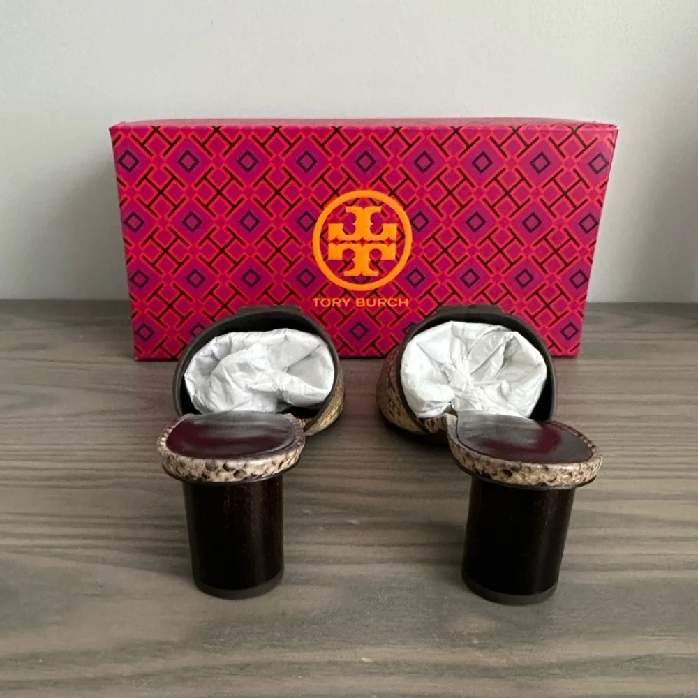 TORY BURCH INES MULE IN DESERT DUSK ROCCIA